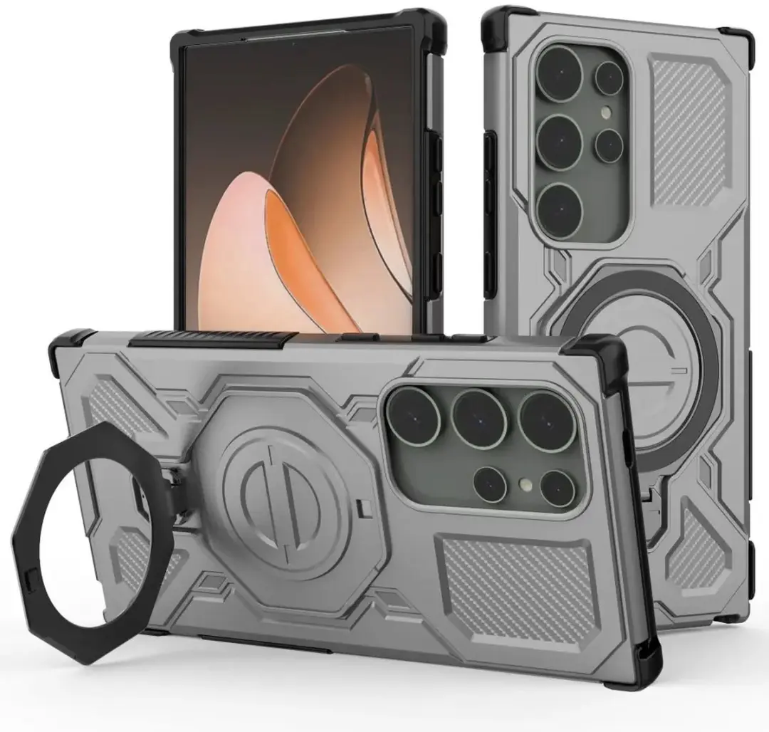 Selected Hoesje Samsung Galaxy S24 Ultra MagSafe Grijs