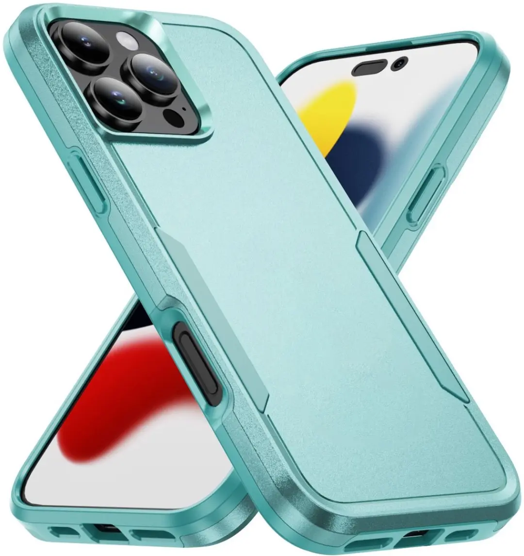 Selected Back Cover iPhone 16 Pro Rugged Hoesje - Groen