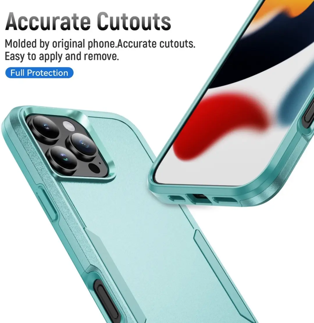 Selected Back Cover iPhone 16 Pro Rugged Hoesje - Groen