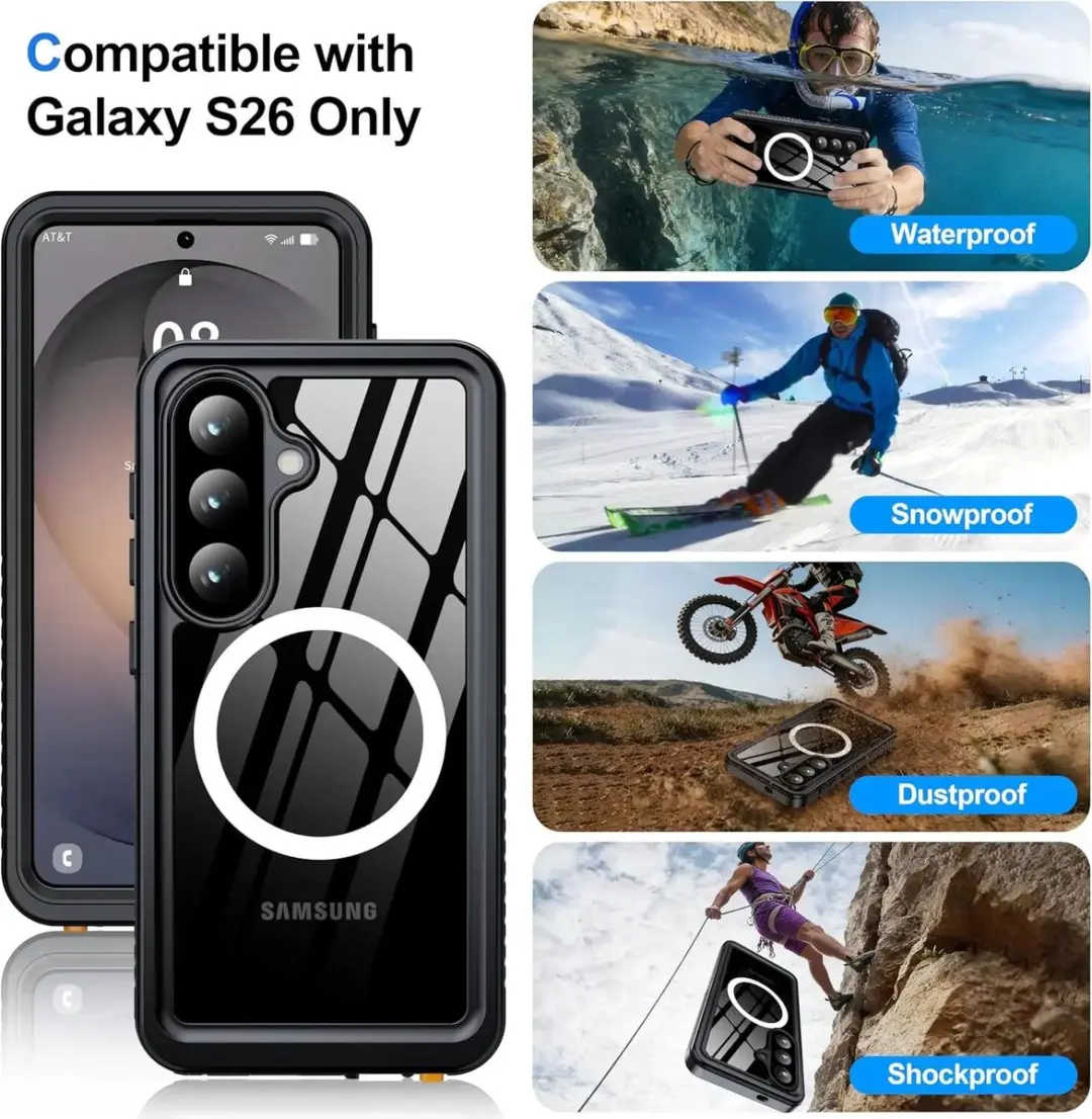 Selected SBG Waterdicht Hoesje Samsung Galaxy S26 - IP68 MagSafe