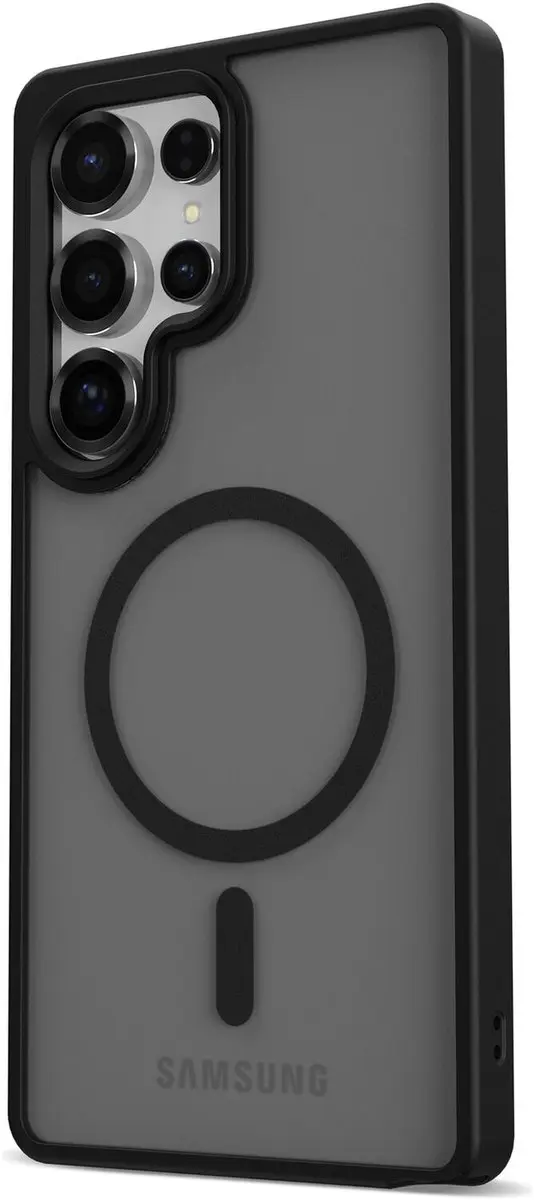 Selected Hoesje Samsung Galaxy S25 Ultra - Matte Zwart - MagSafe