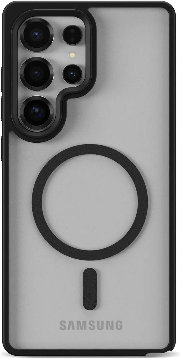 Selected Hoesje Samsung Galaxy S25 Ultra - Matte Zwart - MagSafe