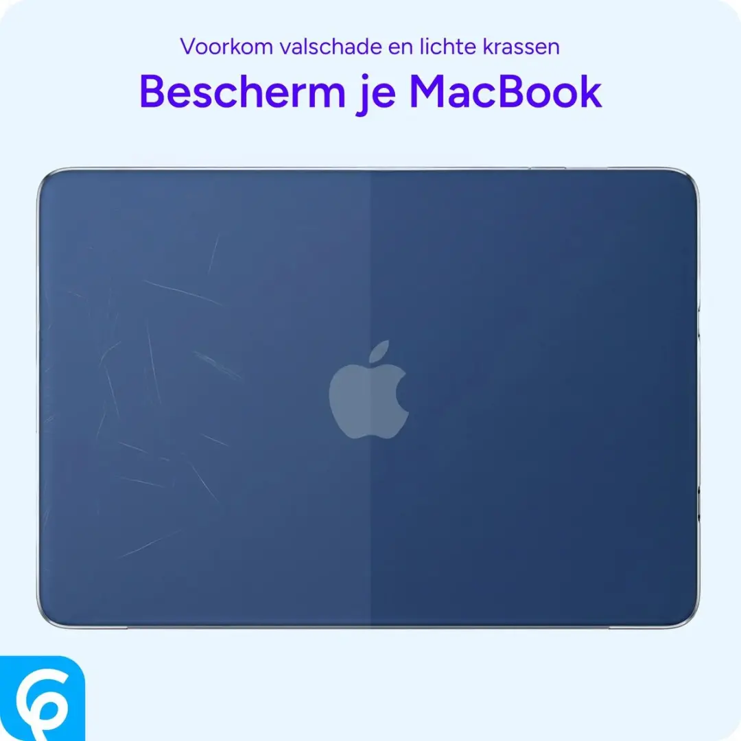 Selected Laptop Cover A3404 MacBook Neo 13 Blauw - Schokbestendig
