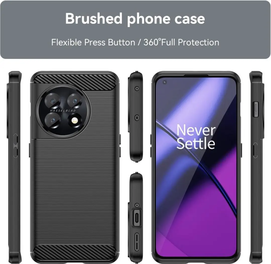 Selected TPU Hoesje OnePlus 11 - Zwart