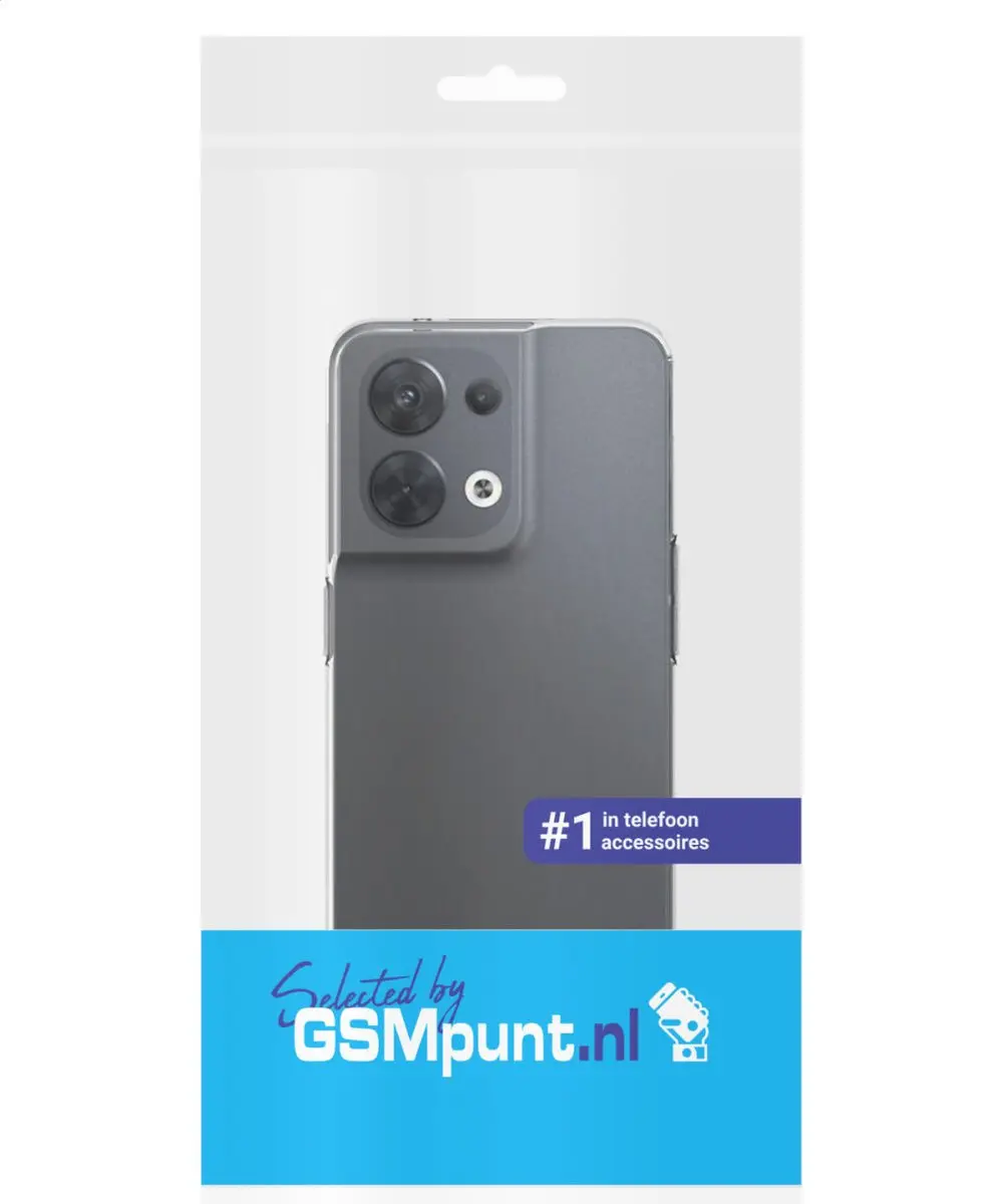 Selected Transparant TPU Hoesje Oppo Reno 8 - Ultra Dun