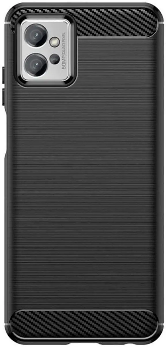 Selected TPU Hoesje Motorola Moto G32 - Zwart