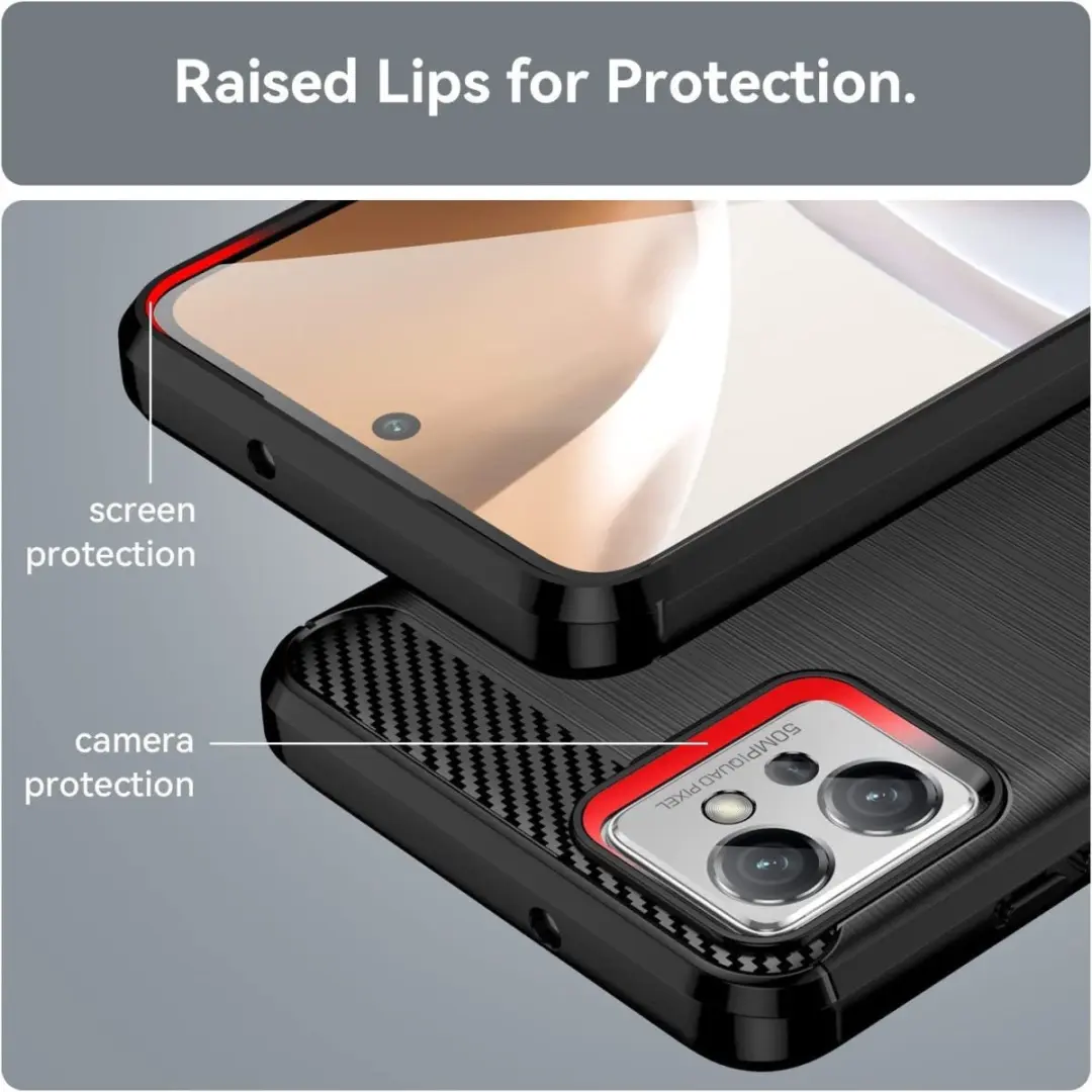 Selected TPU Hoesje Motorola Moto G32 - Zwart
