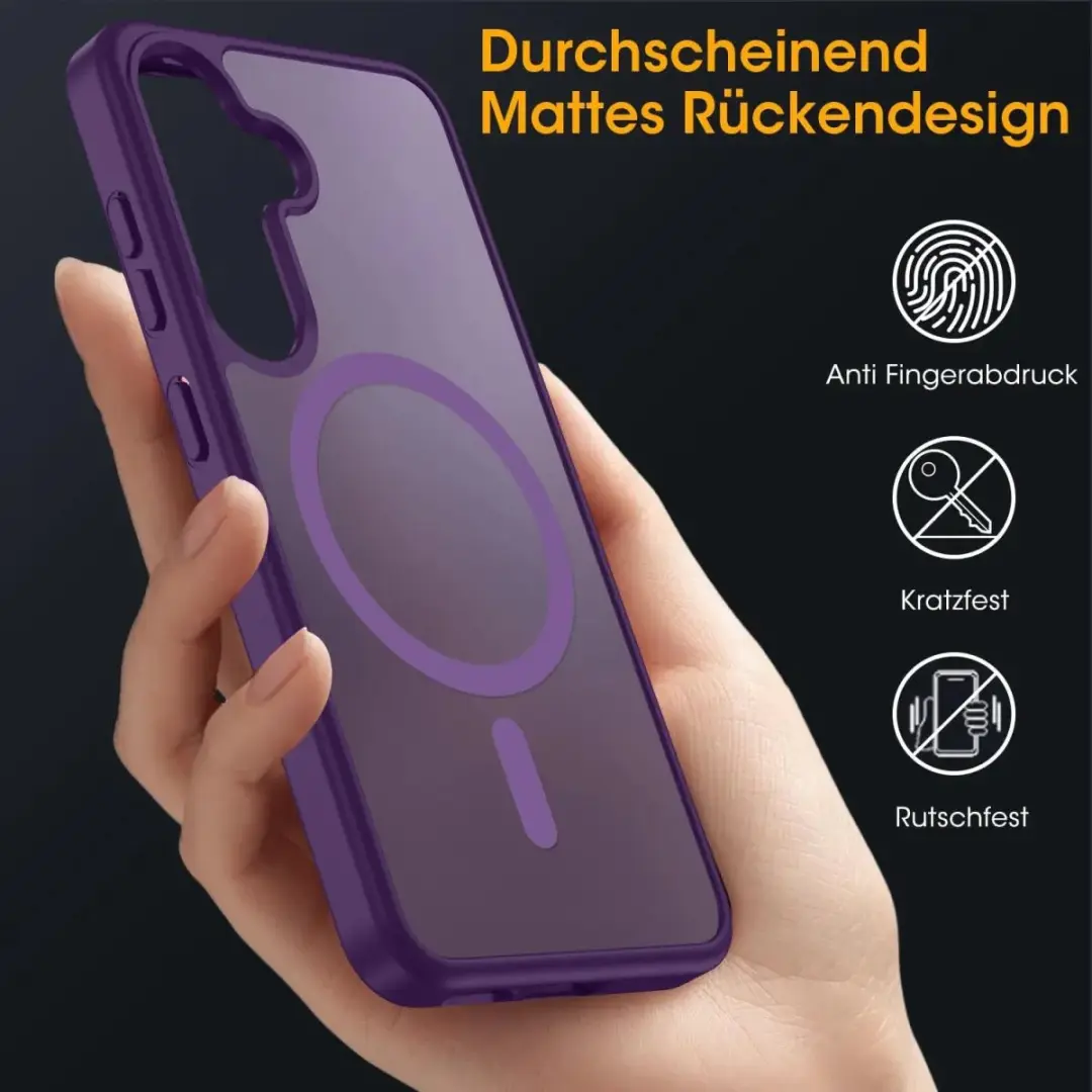 Selected Hoesje Samsung Galaxy S25 Plus - MagSafe Paars