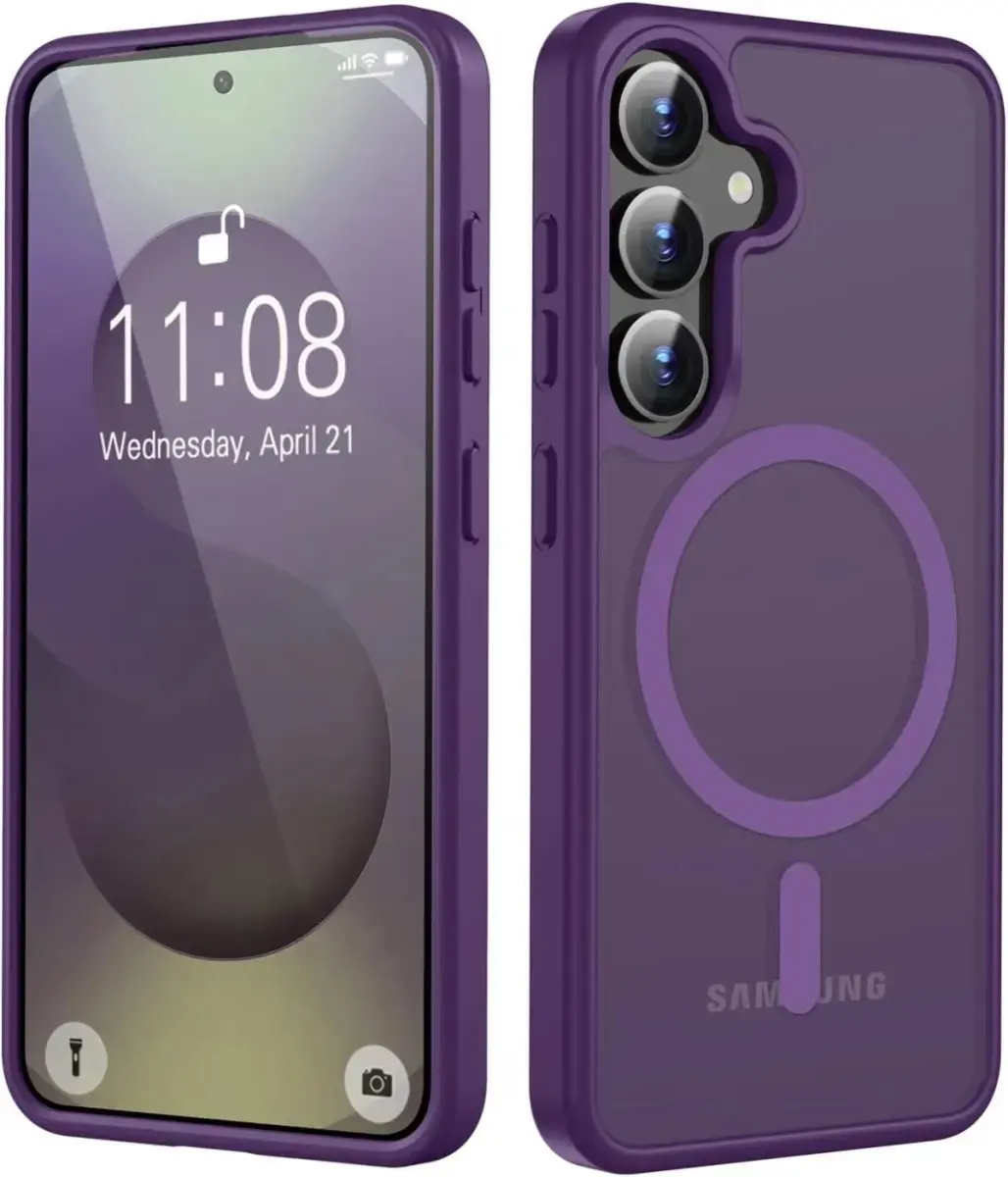Selected Hoesje Samsung Galaxy S25 Plus - MagSafe Paars