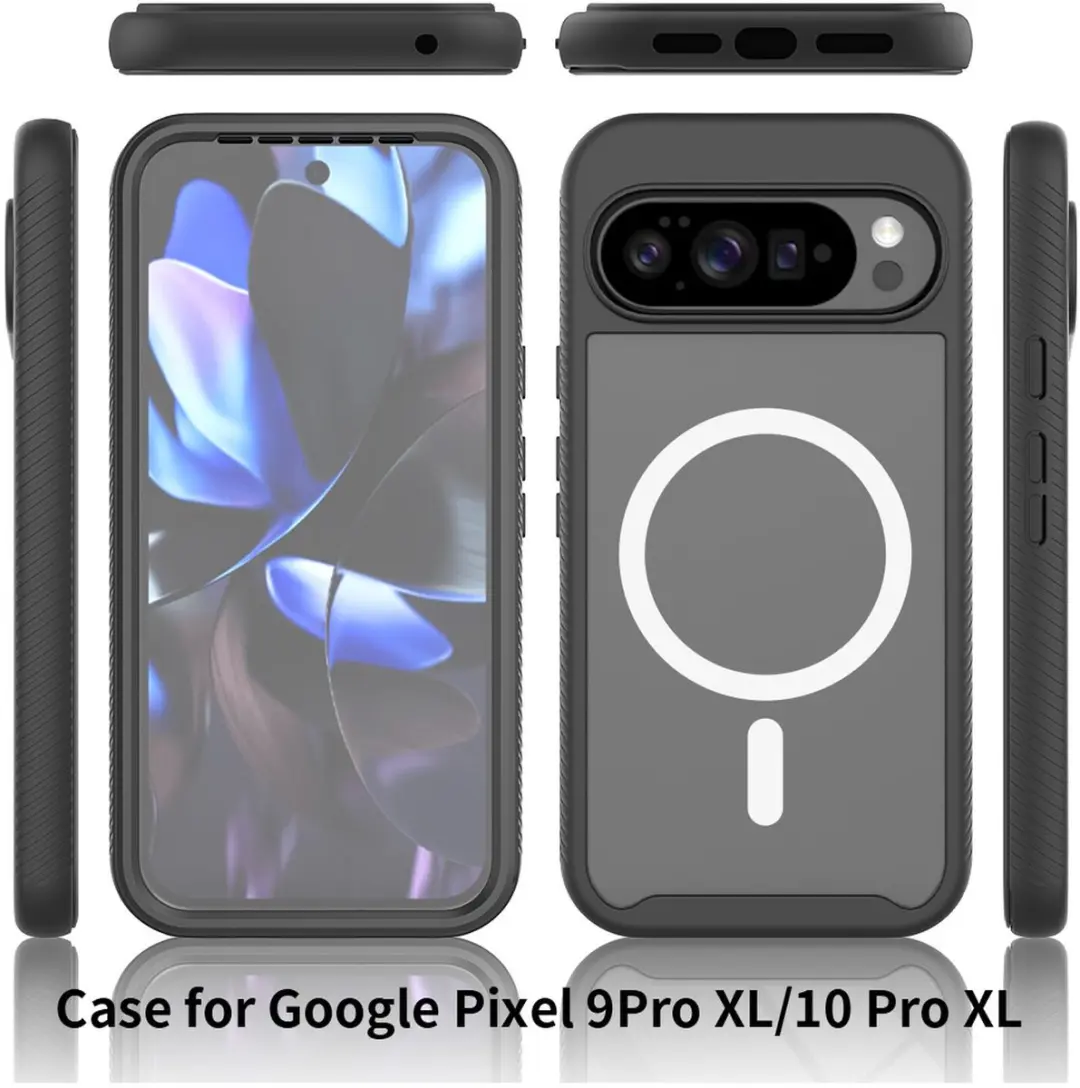 Selected by GSMpunt Google Pixel 10 Pro XL PixelSnap Hoesje - Transparant Zwart