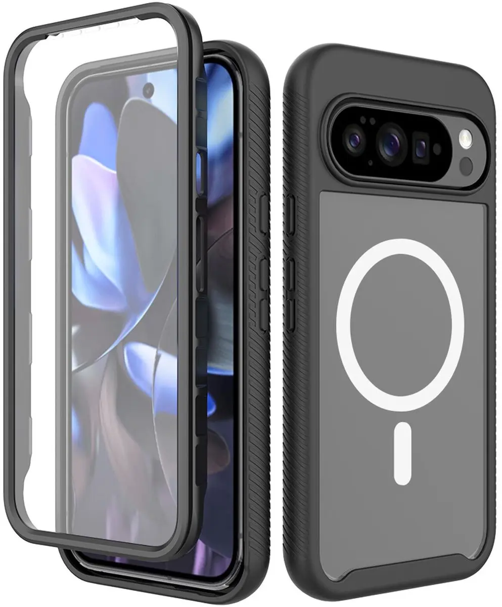 Selected by GSMpunt Google Pixel 10 Pro XL PixelSnap Hoesje - Transparant Zwart