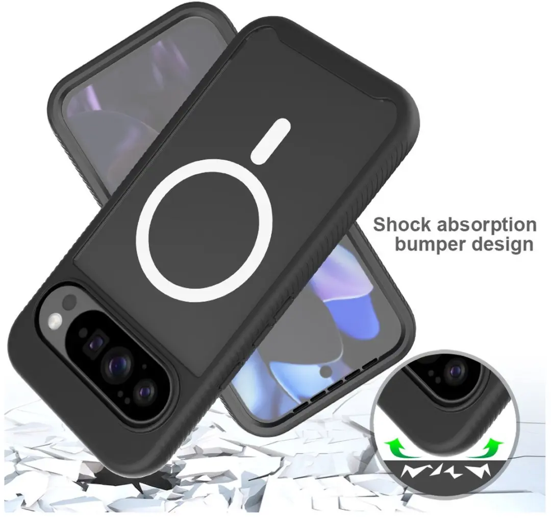 Selected by GSMpunt Google Pixel 10 Pro XL PixelSnap Hoesje - Transparant Zwart - afbeelding 6 van 6