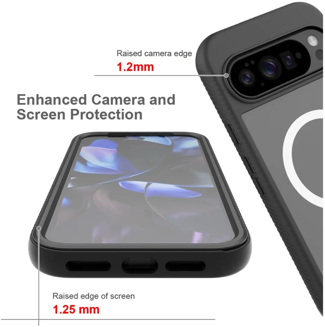 Selected by GSMpunt Google Pixel 10 Pro XL PixelSnap Hoesje - Transparant Zwart