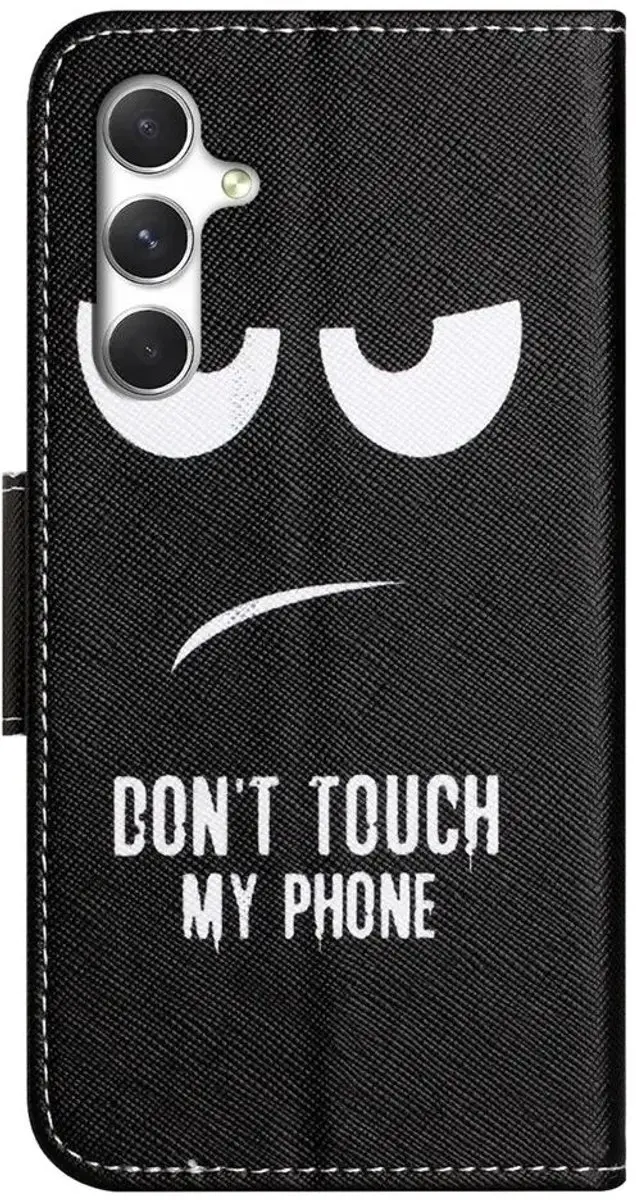 Selected Hoesje Samsung Galaxy A57 Book Case - Zwart Touch - afbeelding 6 van 6