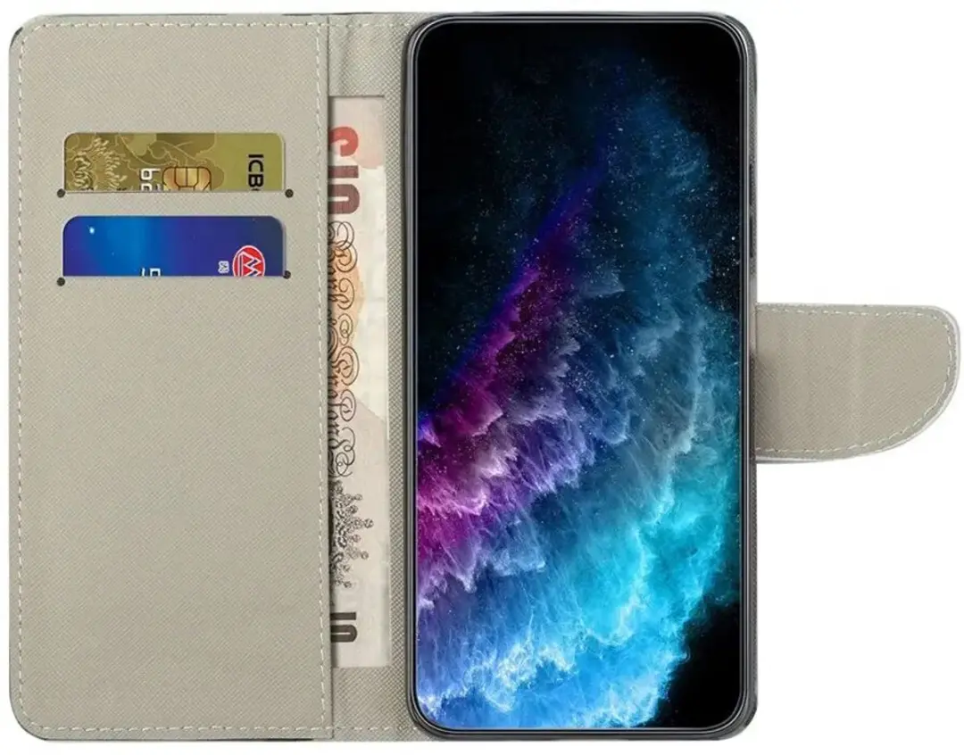 Selected Hoesje Samsung Galaxy A57 Book Case - Zwart Touch