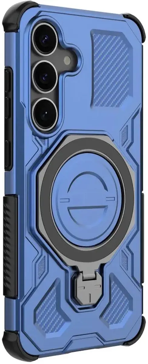 Selected Hoesje Samsung Galaxy S25 MagSafe Blauw - 360° Draaibare Stand - afbeelding 6 van 6