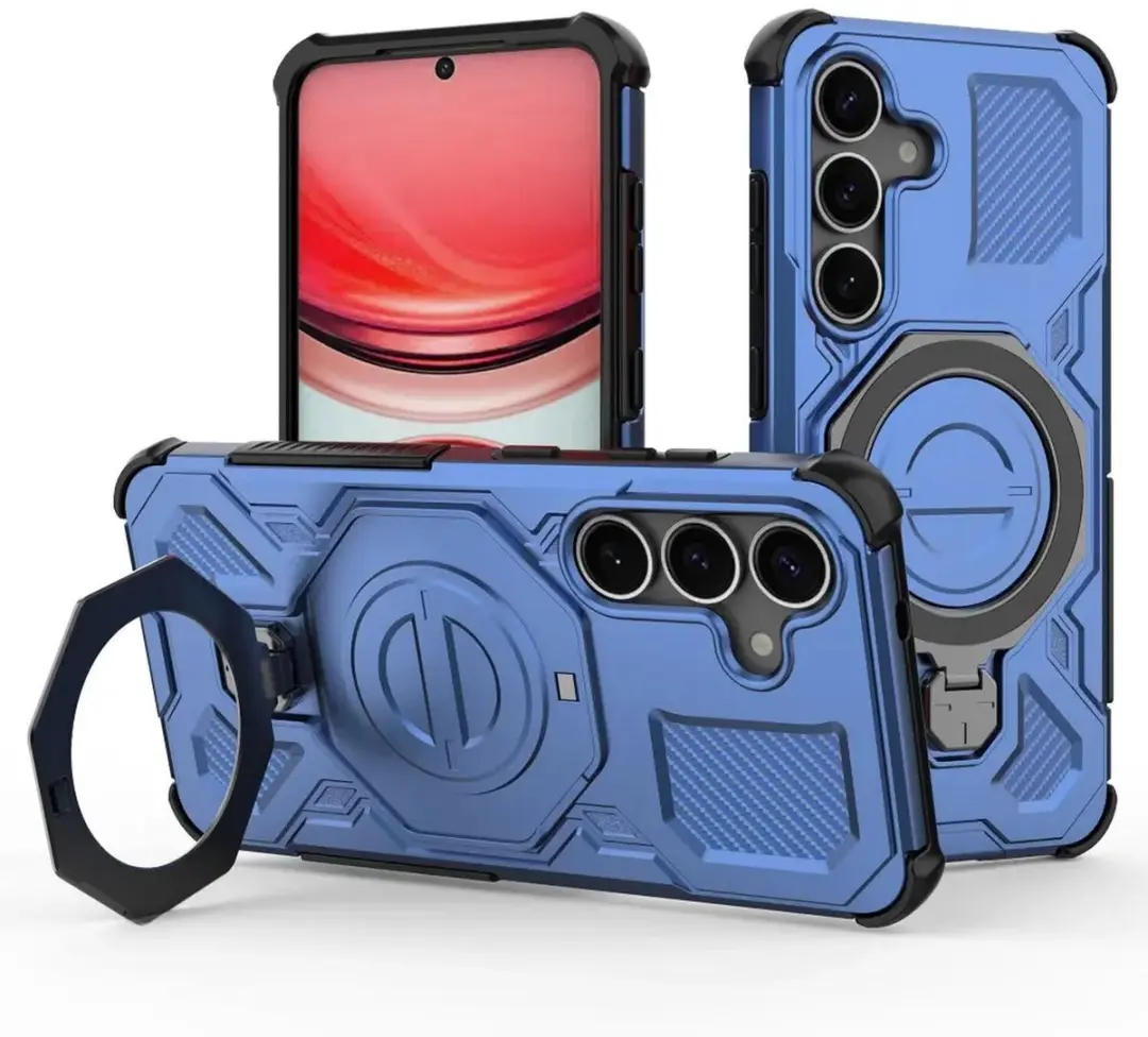 Selected Hoesje Samsung Galaxy S25 MagSafe Blauw