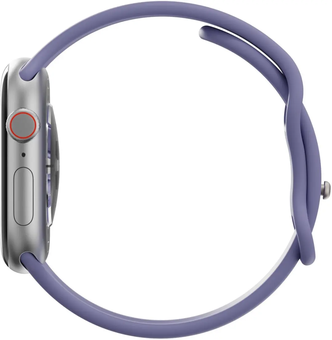 Selected SBG Siliconen Horlogebandje Apple Watch - 42/44/45/46/49mm - Lavender Grijs