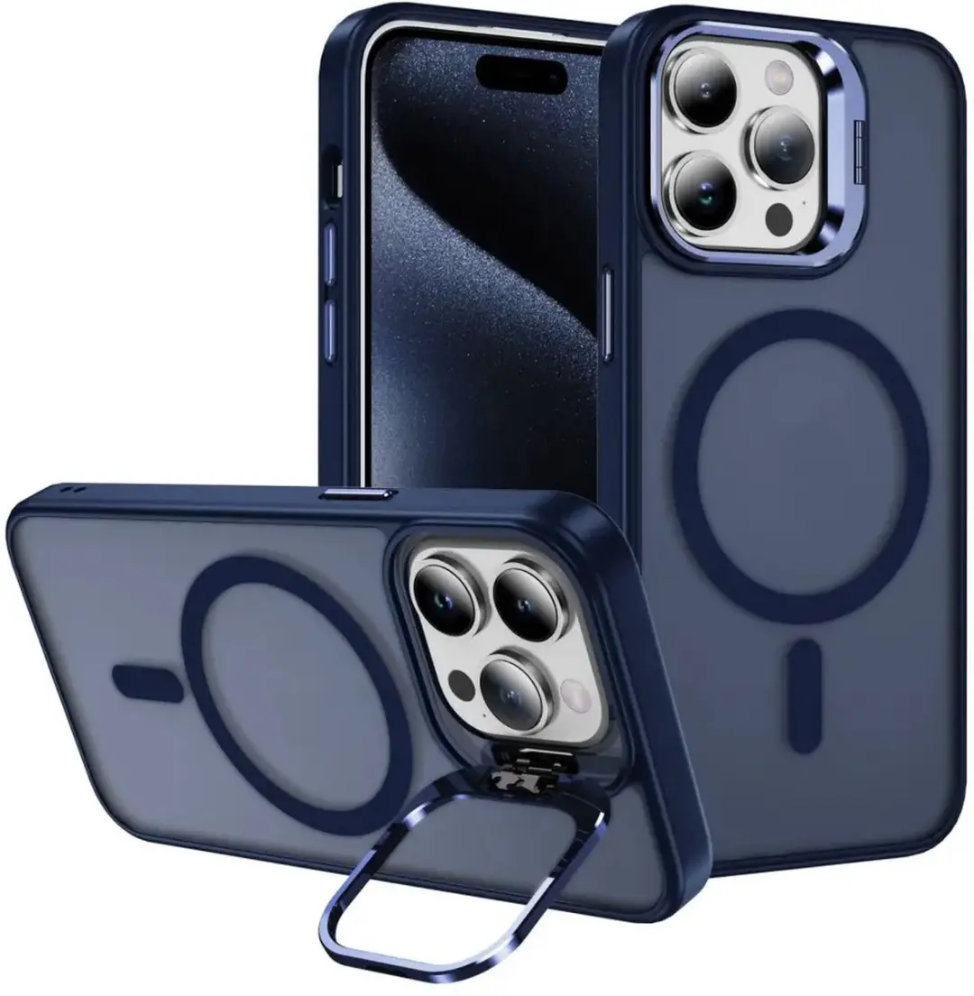 Selected Hoesje iPhone 15 Pro Max MagSafe Blauw