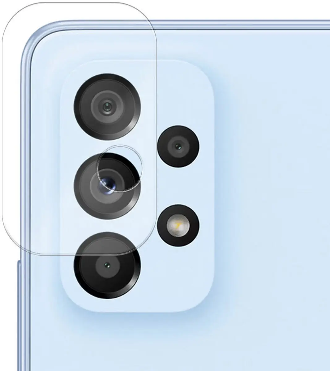 Samsung Galaxy A53/A33 Camera Lens Protector - Transparant