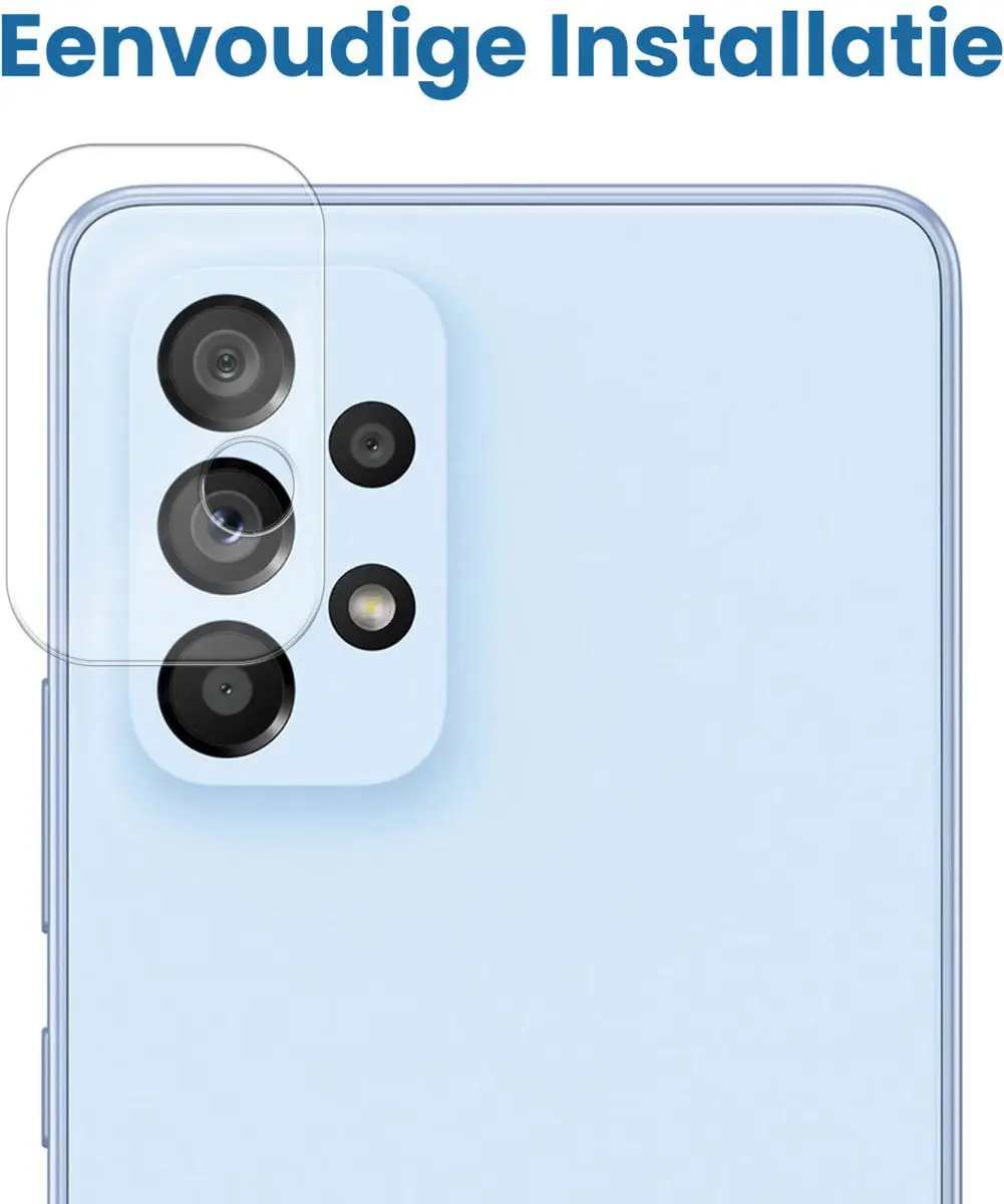 Samsung Galaxy A53/A33 Camera Lens Protector - Transparant - afbeelding 6 van 6