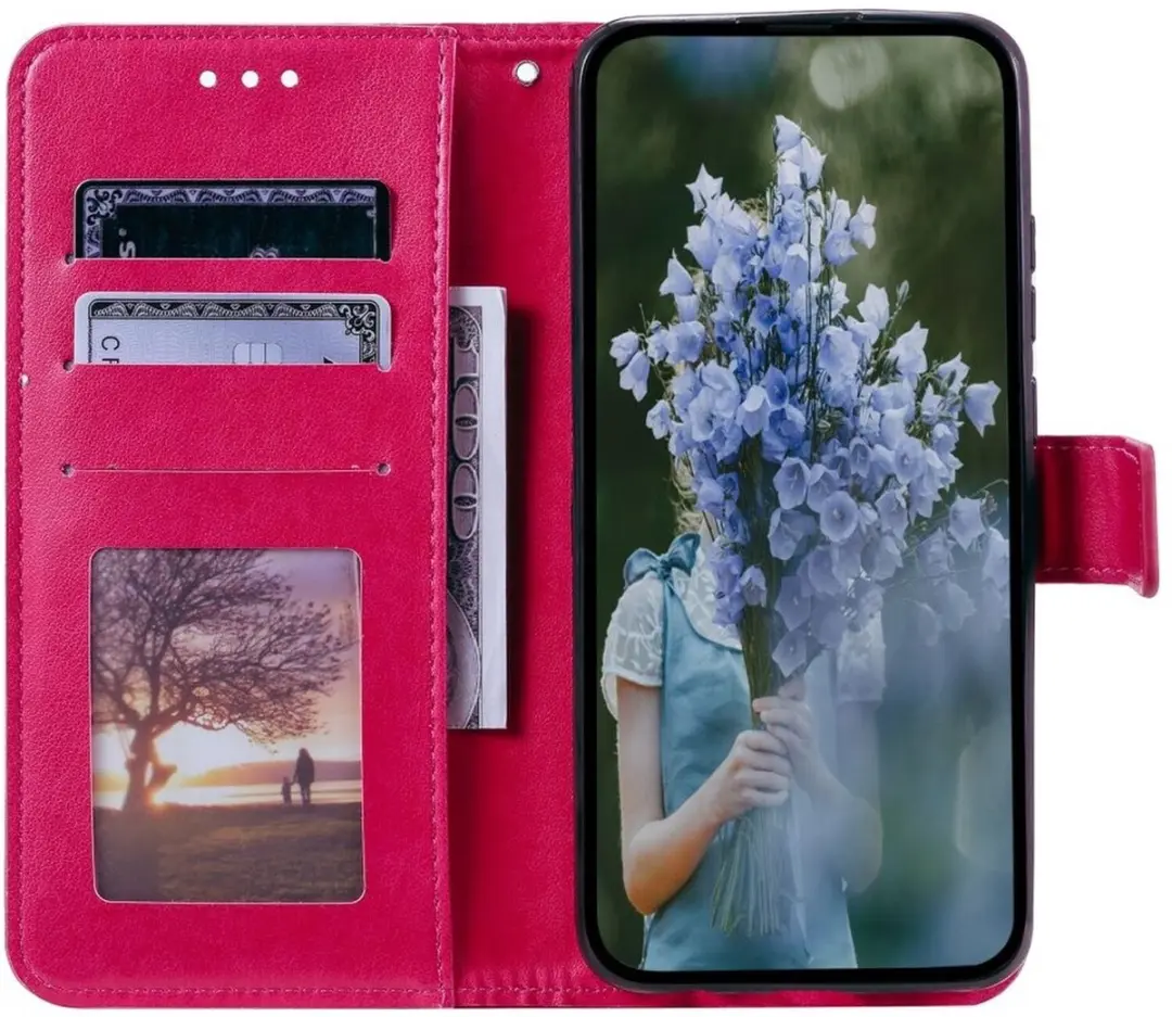 Selected Samsung Galaxy A37 Hoesje Mandala Roze - 3 Pasjes