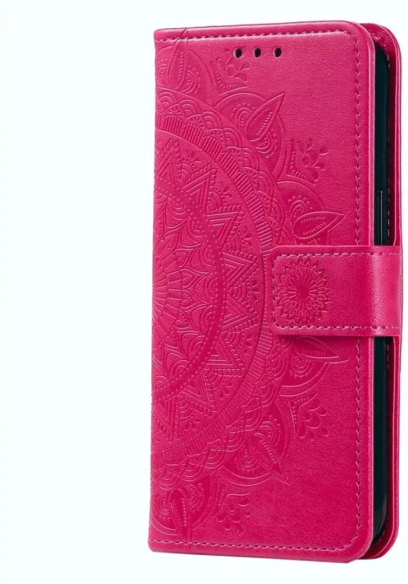 Selected Samsung Galaxy A37 Hoesje Mandala Roze - 3 Pasjes