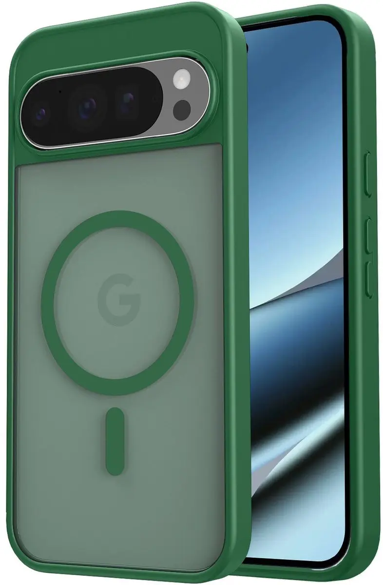 Google Pixel 10 Pro XL PixelSnap Back Cover - Groen - MagSafe