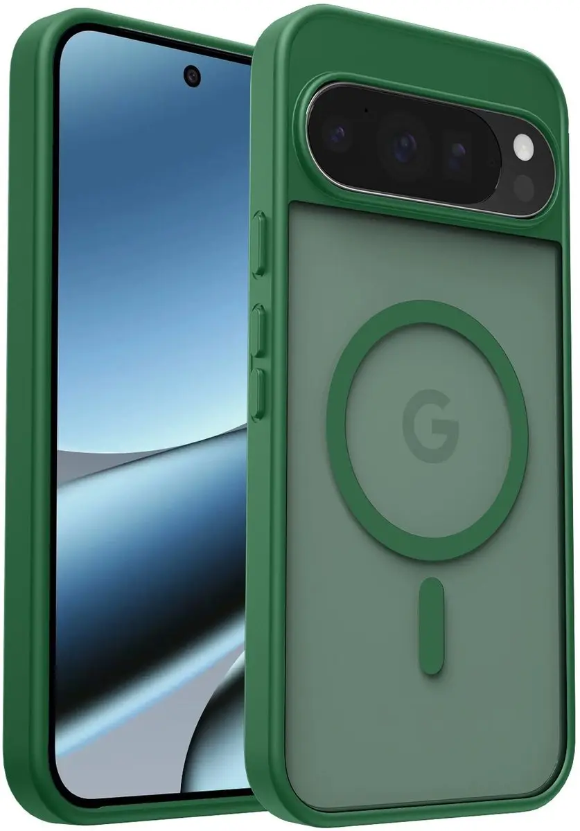 Google Pixel 10 Pro XL PixelSnap Back Cover - Groen - MagSafe