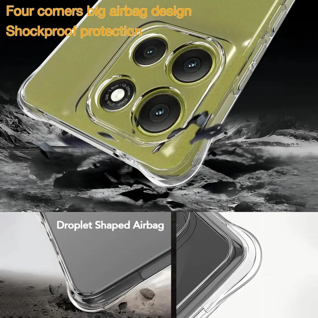 Selected Transparant Hoesje Motorola Moto G67/G77/G87 - Schokbestendig