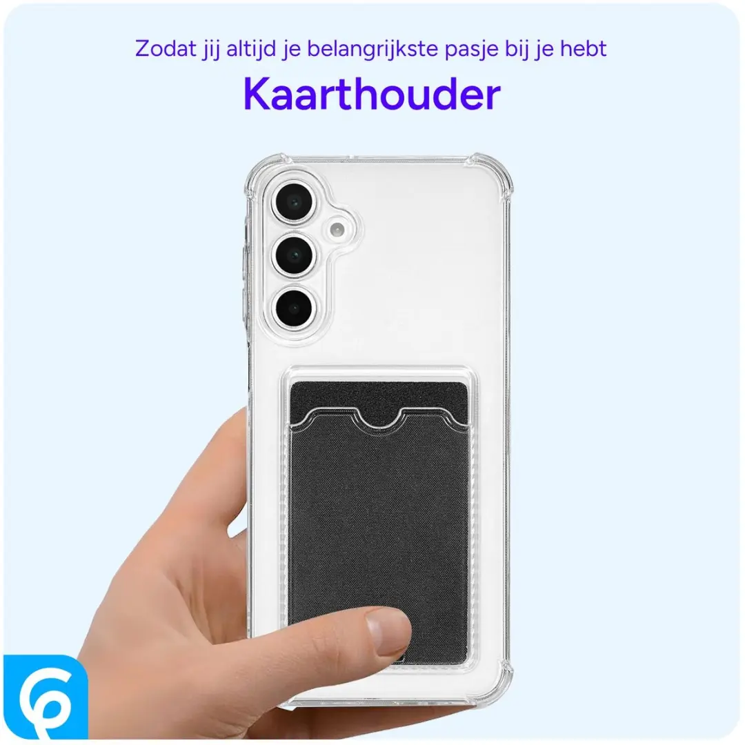Selected Transparant Hoesje Samsung Galaxy A16 - Pasjeshouder