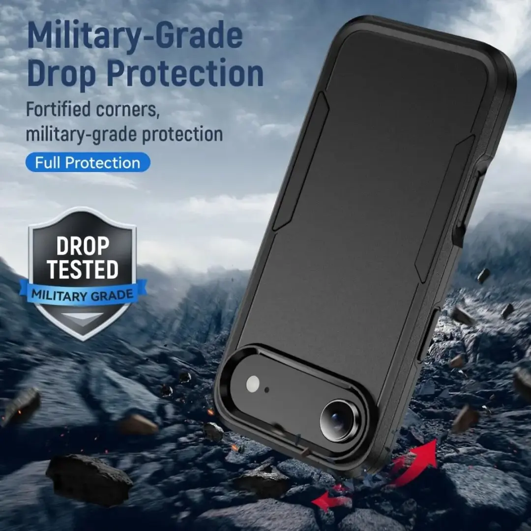 Selected Back Cover iPhone Air Rugged Hoesje - Zwart