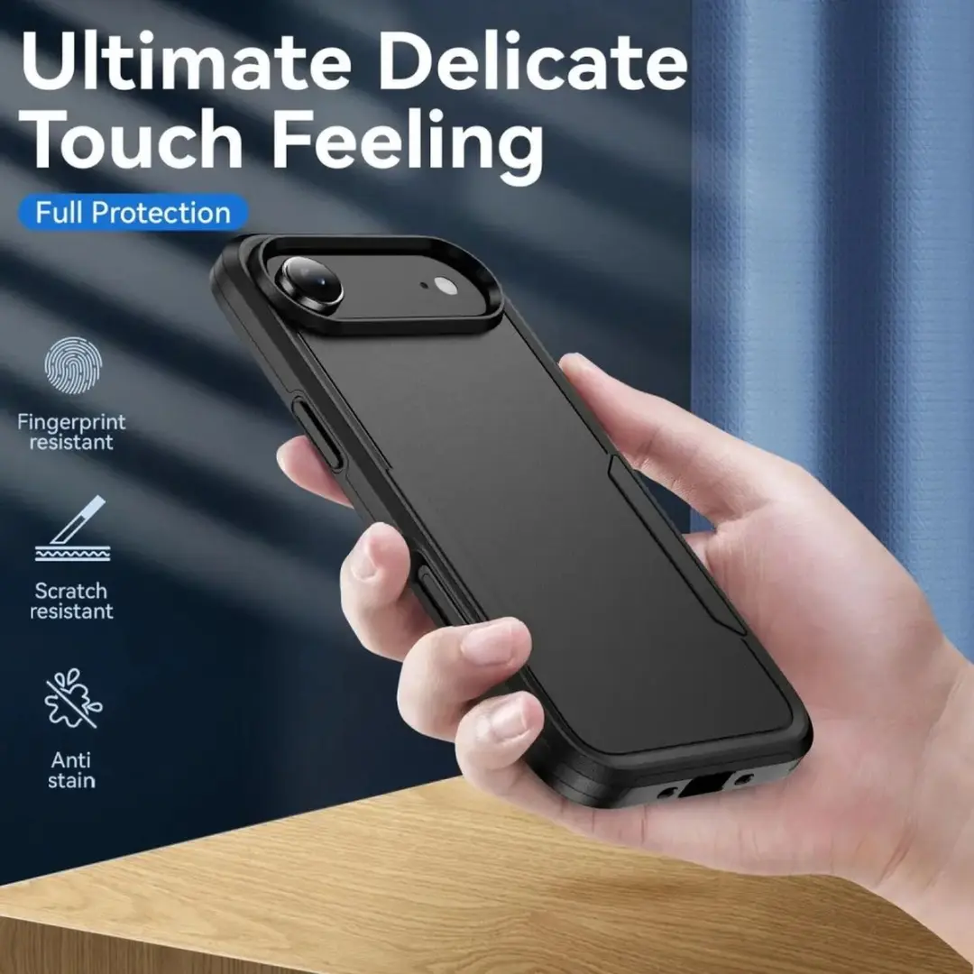 Selected Back Cover iPhone Air Rugged Hoesje - Zwart - afbeelding 6 van 6