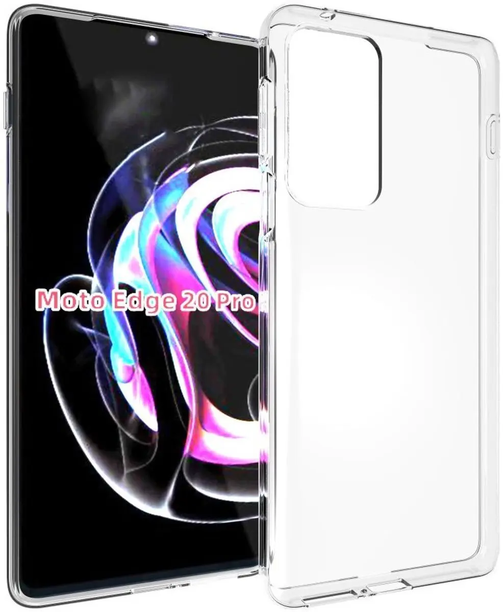 Selected Transparant TPU Hoesje Motorola Edge 20 Pro