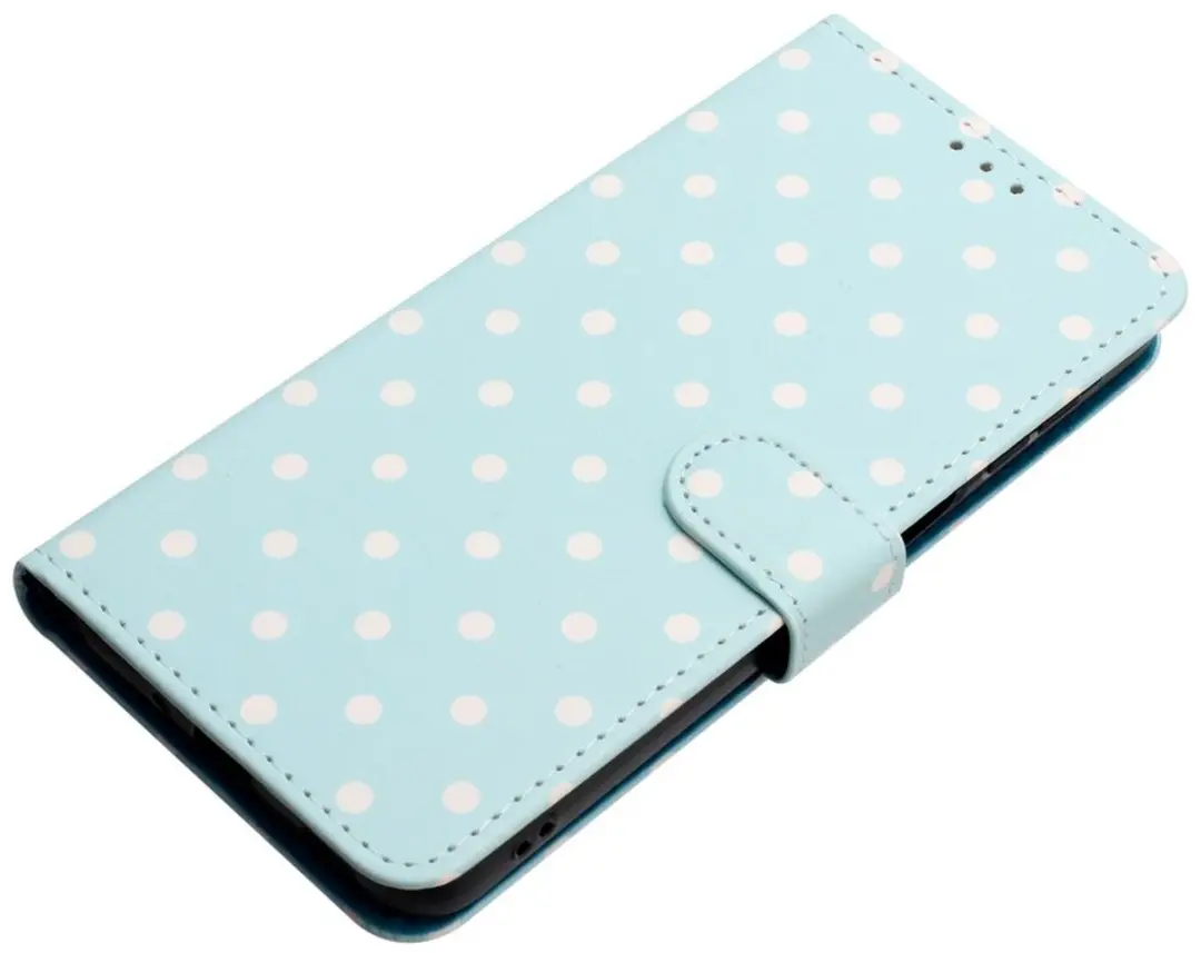 Selected Hoesje Samsung Galaxy A35 Polka Dot Wallet - Blauw - afbeelding 6 van 6