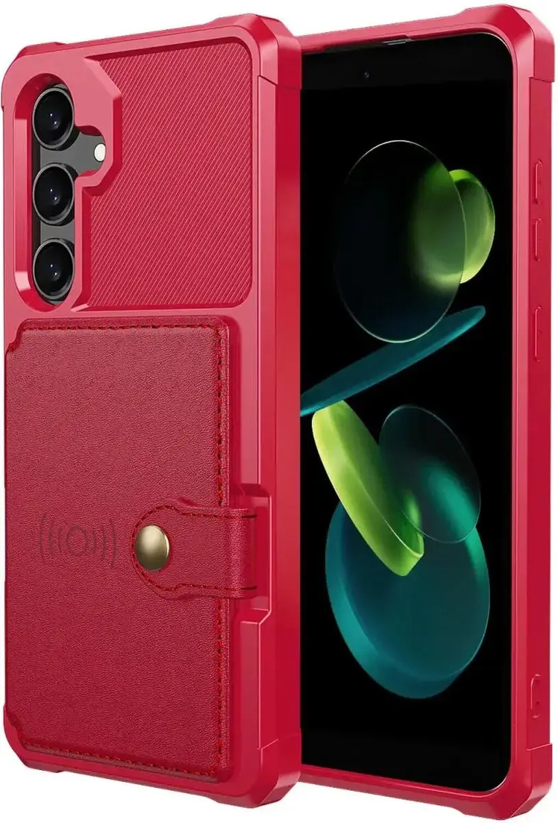 Selected Portemonnee Hoesje Samsung Galaxy A56 - 4 Pasjes - Rood