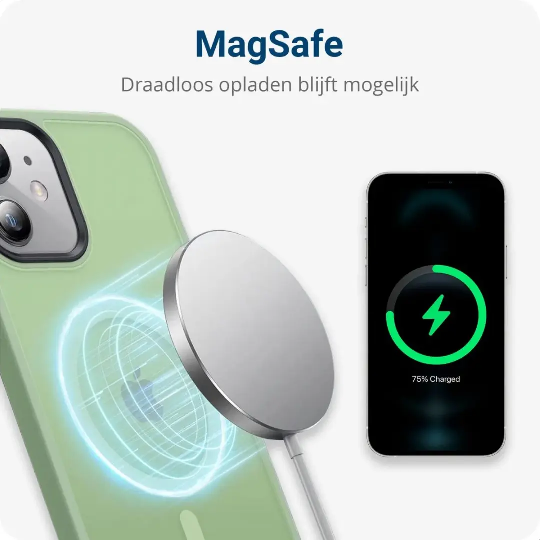 Selected by GSMpunt Apple iPhone 11 MagSafe Hoesje - Groen