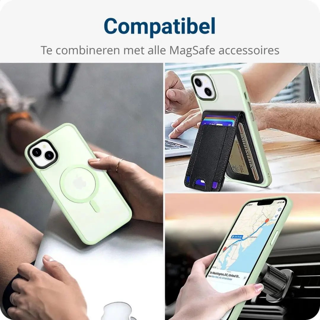 Selected by GSMpunt Apple iPhone 11 MagSafe Hoesje - Groen