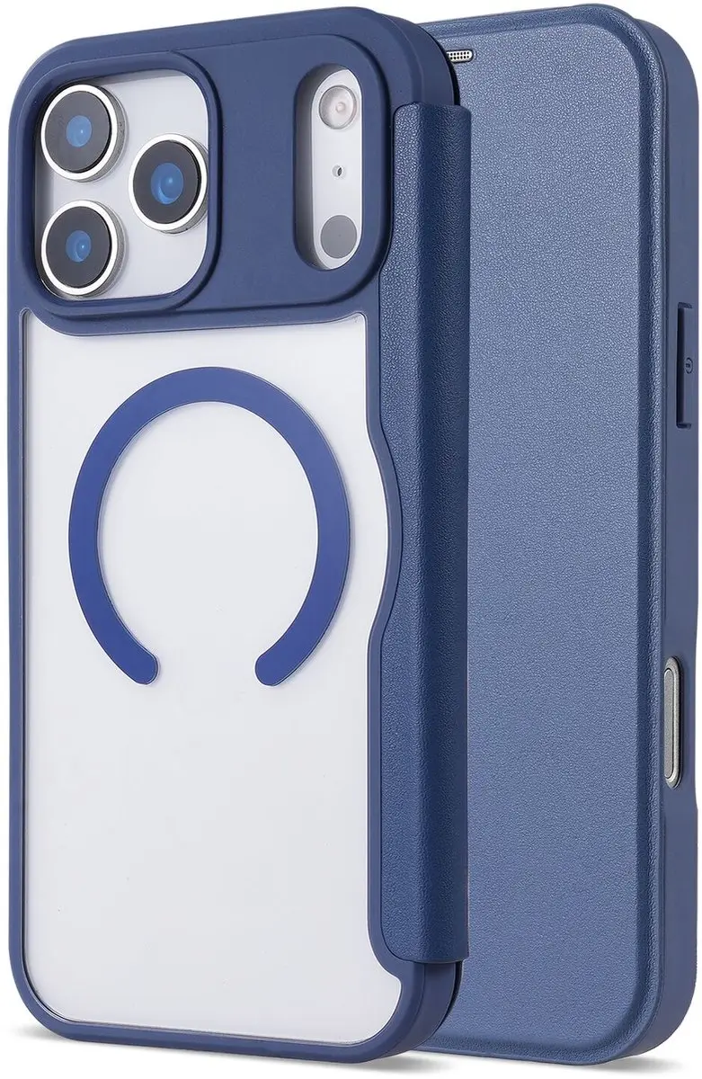 Selected Portemonnee Hoesje iPhone 17 Pro Max - Blauw