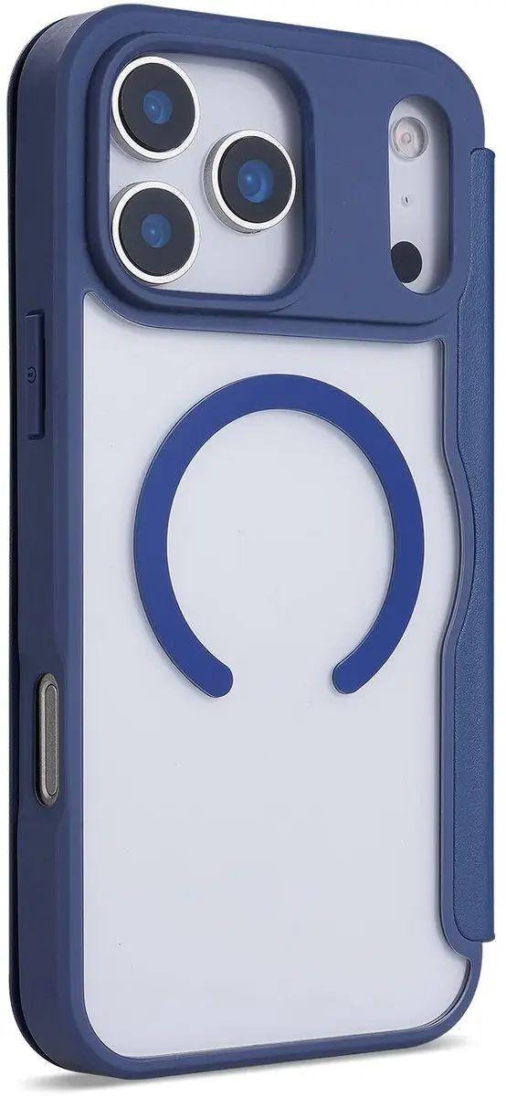 Selected Portemonnee Hoesje iPhone 17 Pro Max - Blauw