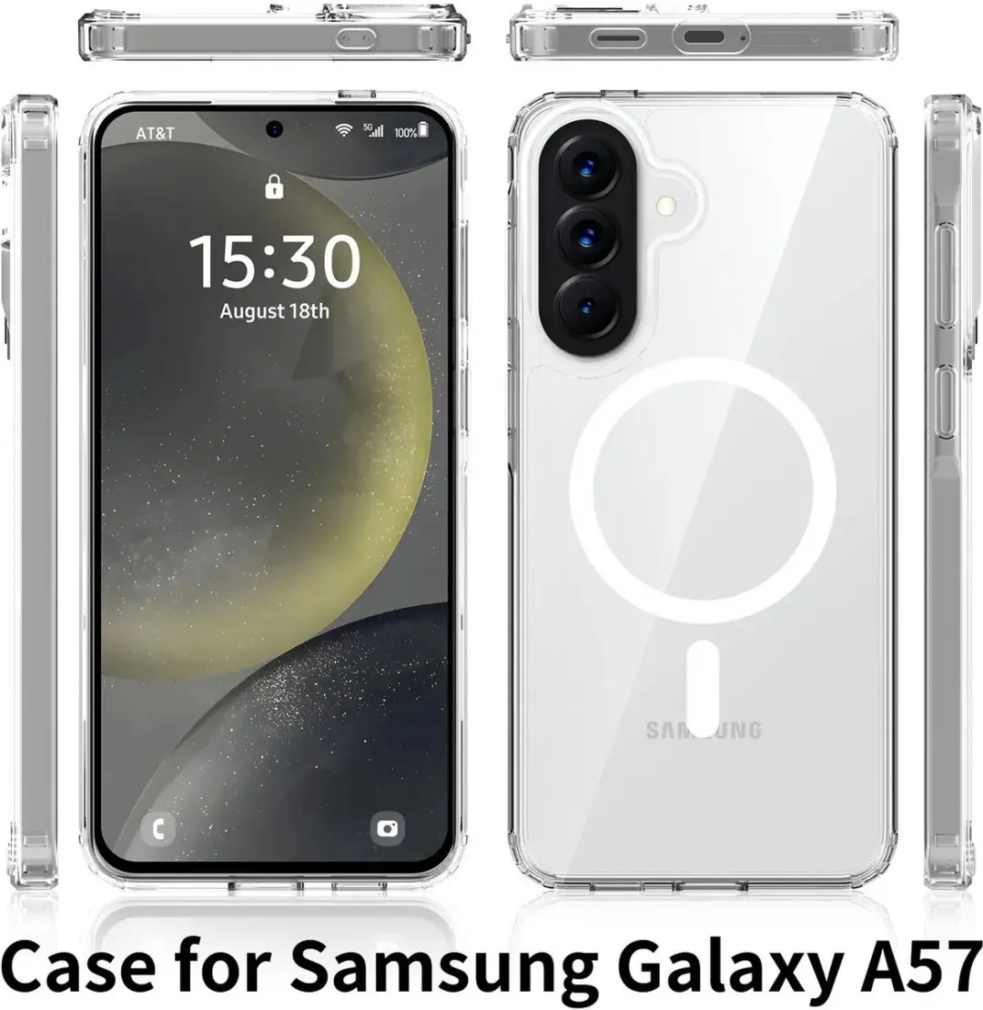 Selected Hoesje Samsung Galaxy A57 MagSafe Transparant