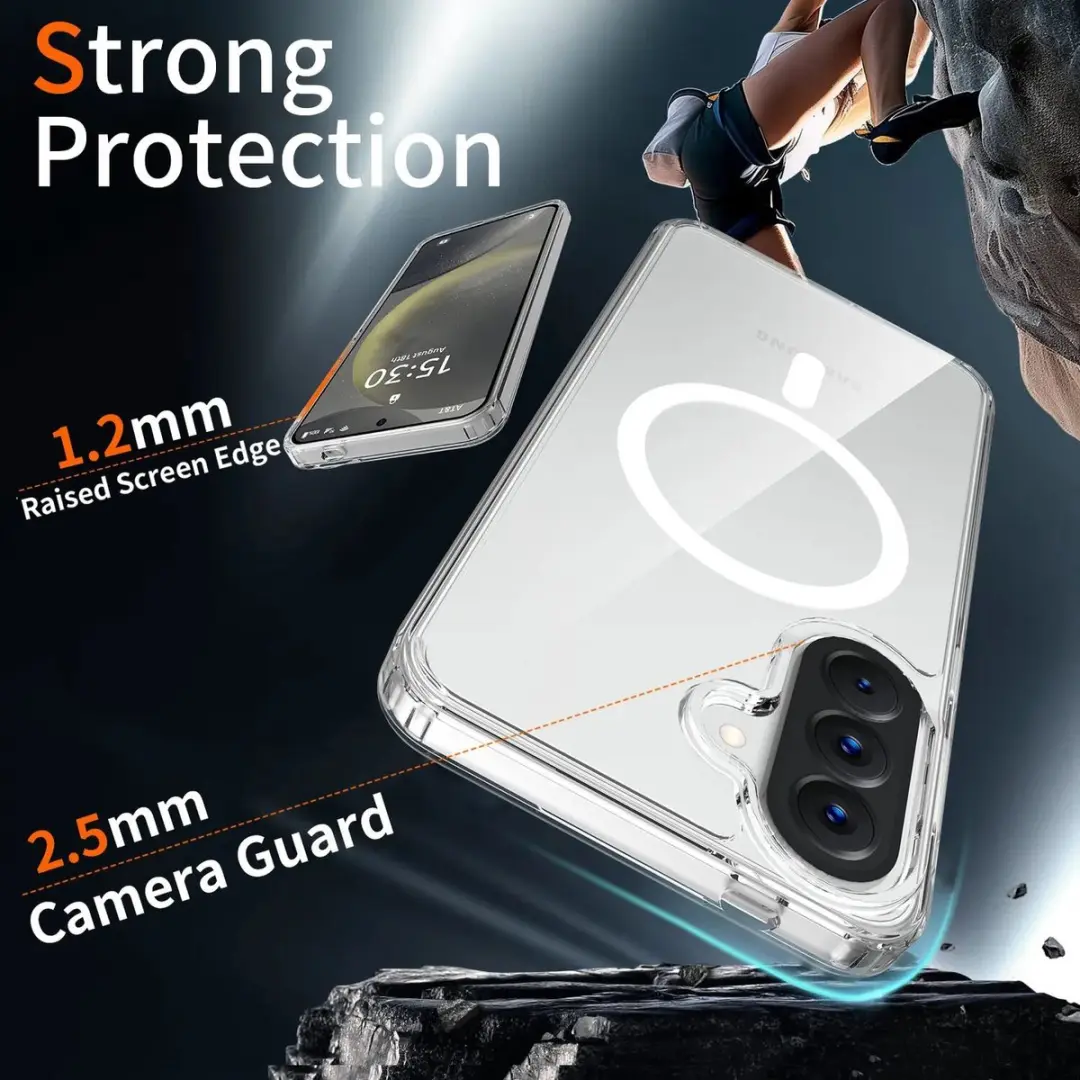 Selected Hoesje Samsung Galaxy A57 MagSafe Transparant