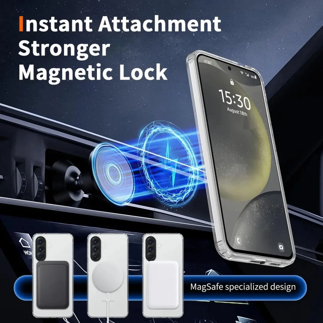 Selected Hoesje Samsung Galaxy A57 MagSafe Transparant - afbeelding 6 van 6