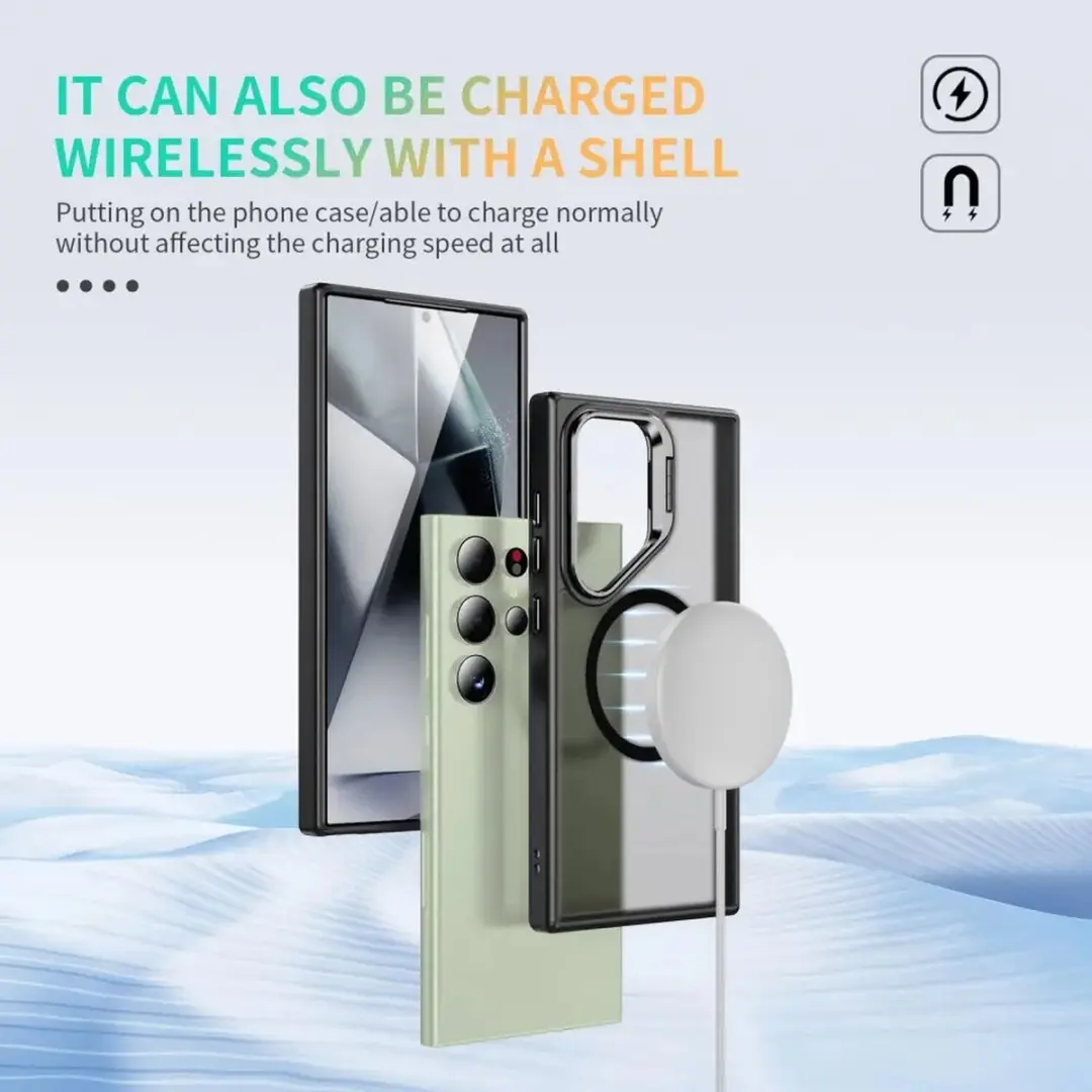 Selected Hoesje Samsung Galaxy S25 Ultra - MagSafe & Qi2 - Zwart