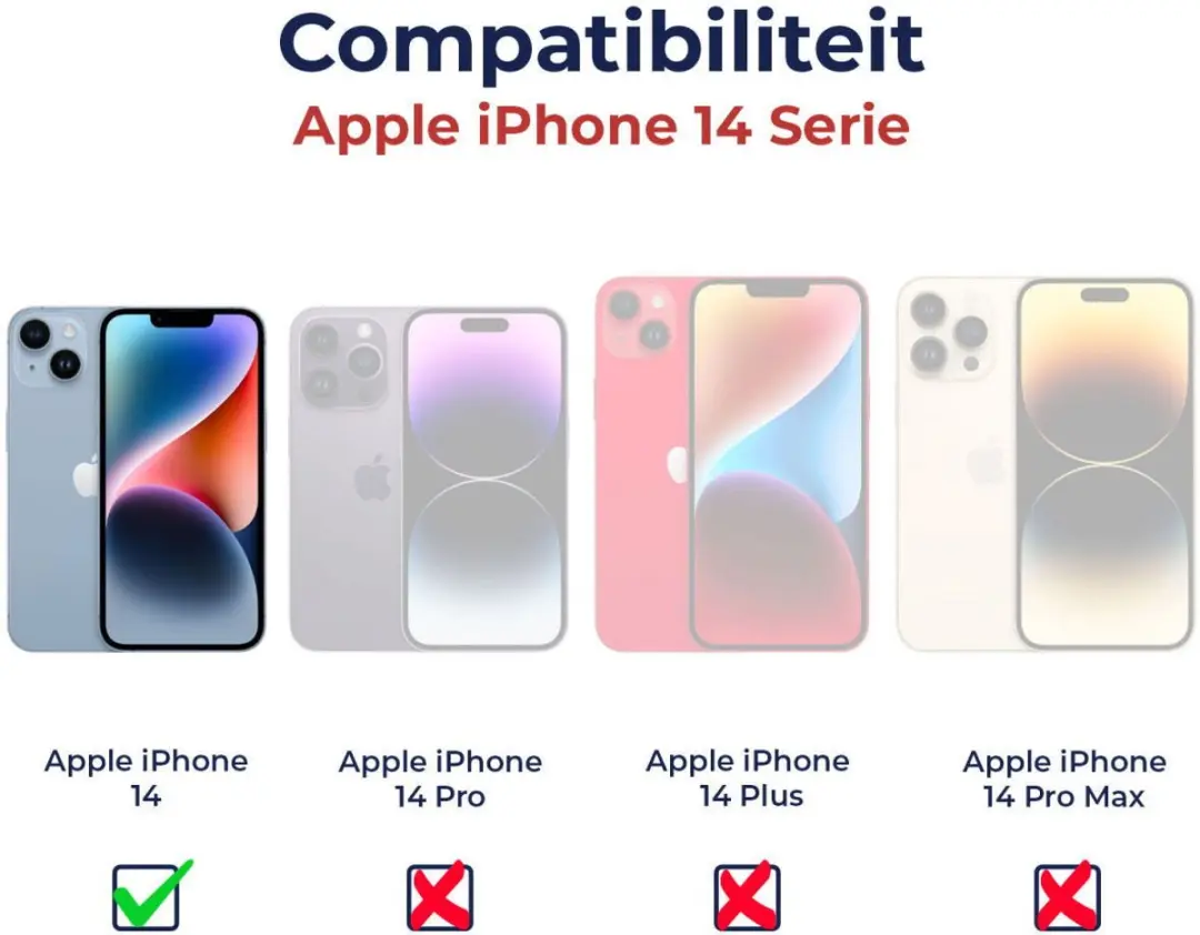 Selected Siliconen Hoesje Apple iPhone 14 - Roze