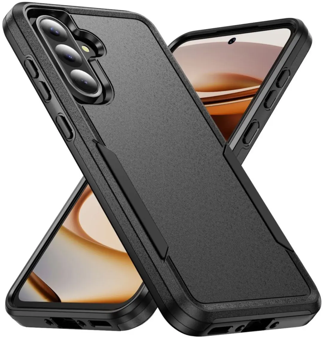 Selected Schokbestendige Rugged Hoes Samsung Galaxy A55 - Zwart