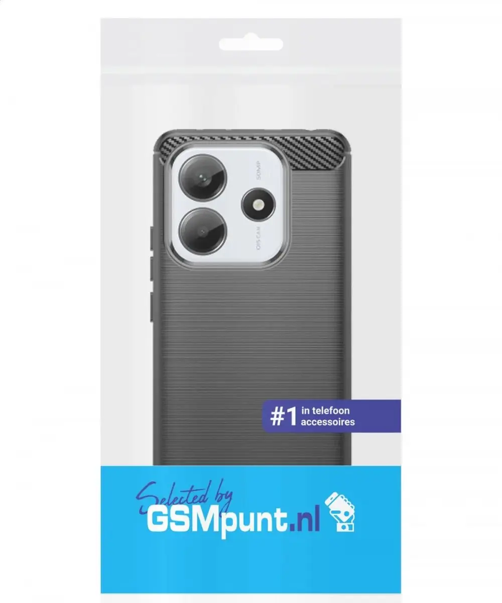 Selected TPU Hoesje Xiaomi Redmi Note 14 4G - Zwart - afbeelding 6 van 6