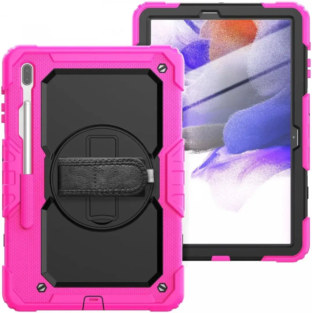 Selected Hoes met Screenprotector Samsung Galaxy Tab S8/S7 Plus/7FE