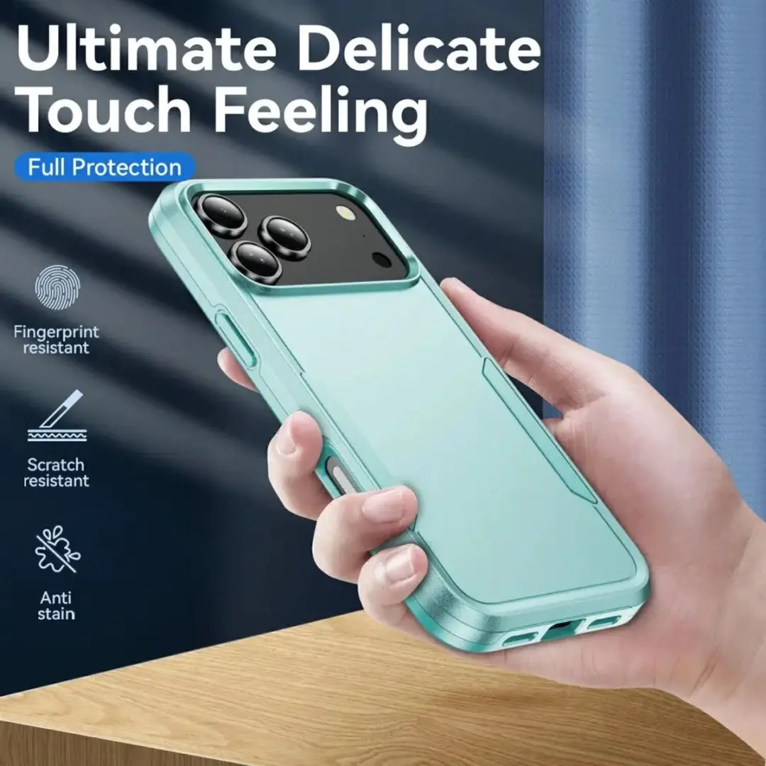 Selected Back Cover iPhone 17 Pro Max Rugged Hoesje - Groen