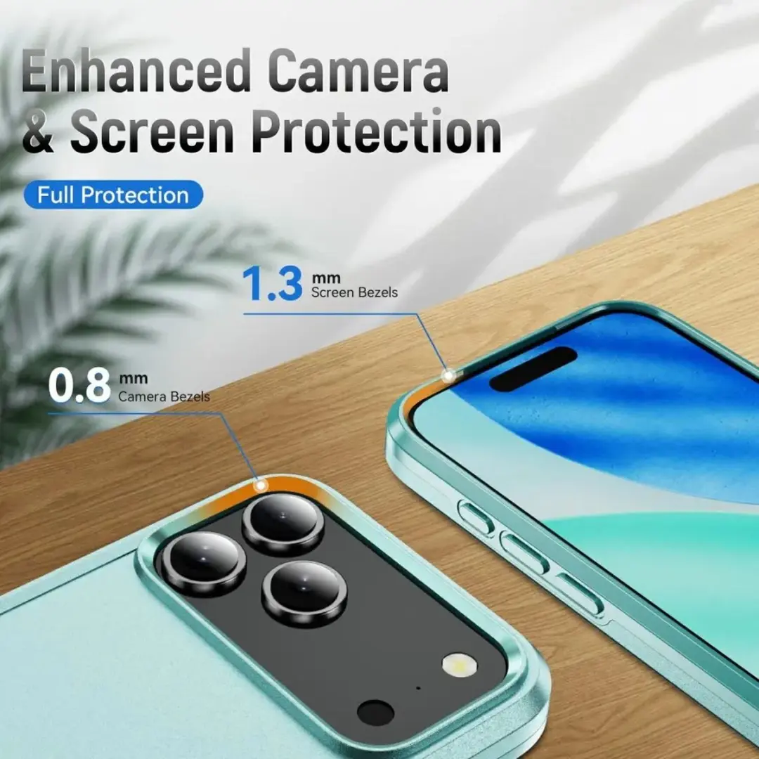 Selected Back Cover iPhone 17 Pro Max Rugged Hoesje - Groen
